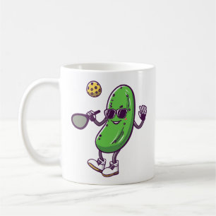 Funny Pickleball und Coole Gurke: Spielerisches Pa Kaffeetasse