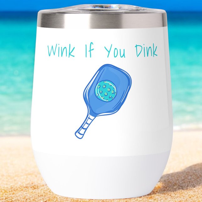 Funny Pickleball Wink, wenn du den Spaß verrockst (Von Creator hochgeladen)