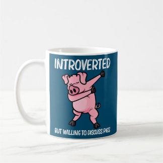 Funny Pig Design für Männer Ferkelschweine Kaffeetasse