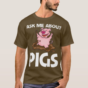 Funny Pig Design für Männer Frauen Hog Bauer Farm T-Shirt