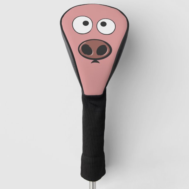 Funny Pig Golf Headcover (Vorderseite)