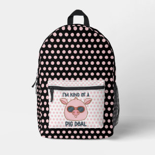 Funny Pig Pun Bedruckter Rucksack