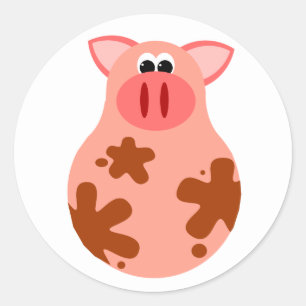 Funny Pig Sticker