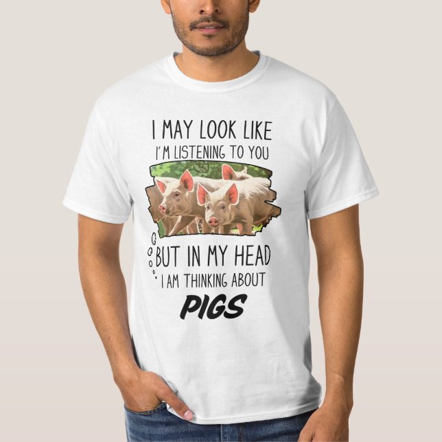 Funny Pigs Lover T-Shirt (Vorderseite)