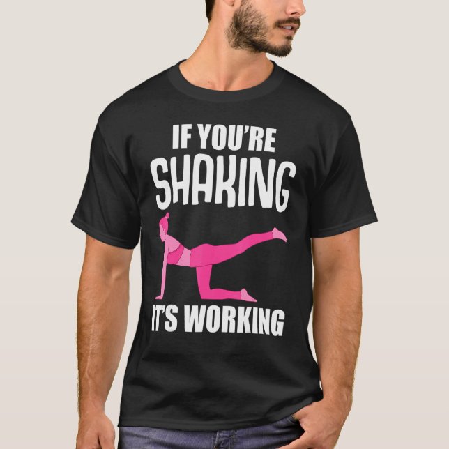 Funny Pilates for Women Men Gym Fitness Instructor T-Shirt (Vorderseite)
