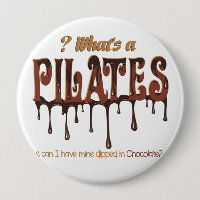Funny Pilates tauchte in Schokolade