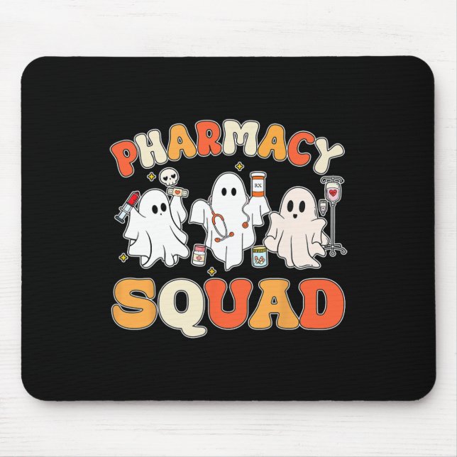 Funny Pills Pharmacy Pharmacist Squad Niedlich Hal Mousepad (Vorne)