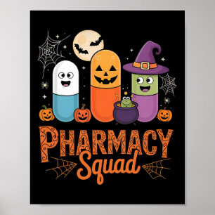 Funny Pills Pharmacy Pharmacist Squad Niedlich Hal Poster