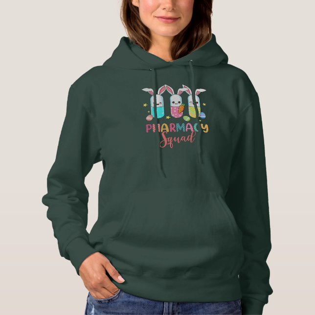 Funny Pills Pharmacy Squad Apotheke Leben Ostern Hoodie (Vorderseite)