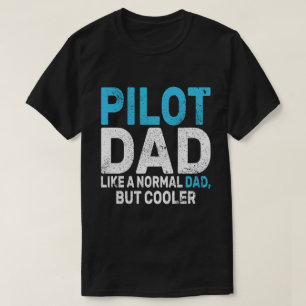 Funny Pilot Art für Vater Pilot Luftfahrzeug T-Shirt