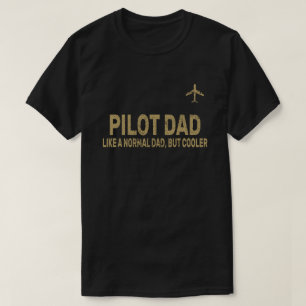 Funny Pilot Art für Vater Pilot Luftfahrzeug T-Shirt