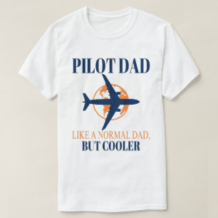 Funny Pilot Art für Vater Pilot Luftfahrzeug T-Shirt