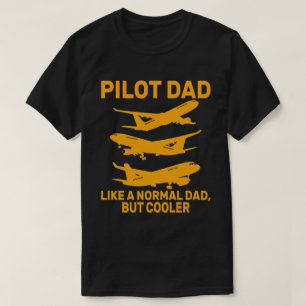 Funny Pilot Art für Vater Pilot Luftfahrzeug T-Shirt