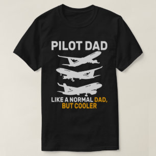 Funny Pilot Art für Vater Pilot Luftfahrzeug T-Shirt