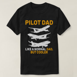Funny Pilot Art für Vater Pilot Luftfahrzeug T-Shirt