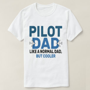 Funny Pilot Art für Vater Pilot Luftfahrzeug T-Shirt