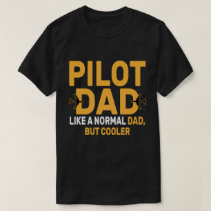 Funny Pilot Art für Vater Pilot Luftfahrzeug T-Shirt