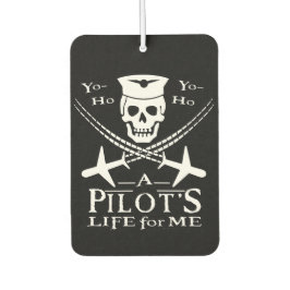 Funny Pilot Skull Cross Flugzeuge Piraterie Spaß Autolufterfrischer