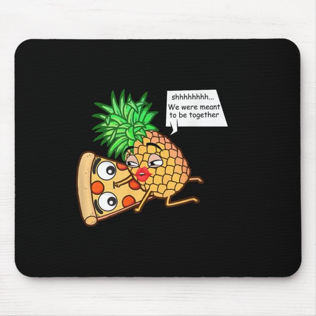 Funny Pineape on Pizza Mousepad (Vorne)