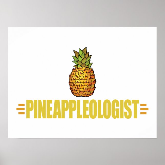 Funny Pineaple Lover Poster (Vorne)