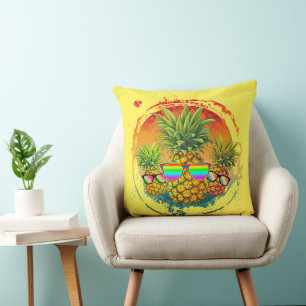 Funny Pineaple Summer Vibes Kissen