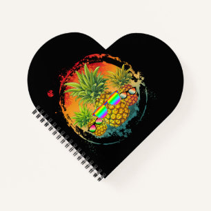 Funny Pineaple Summer Vibes Notizbuch