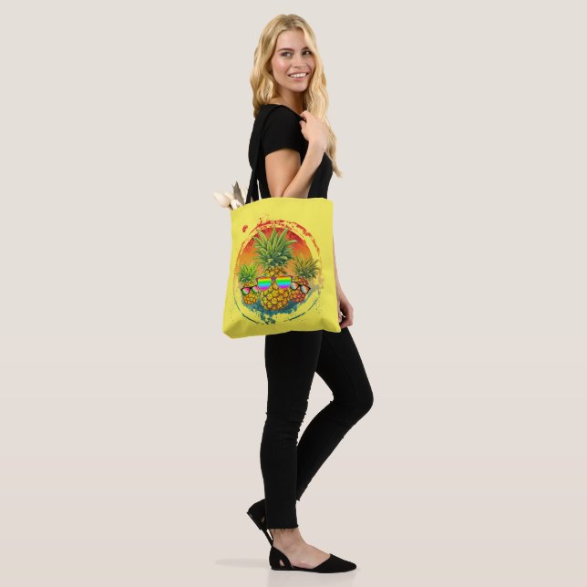 Funny Pineaple Summer Vibes Tasche (Am Model)