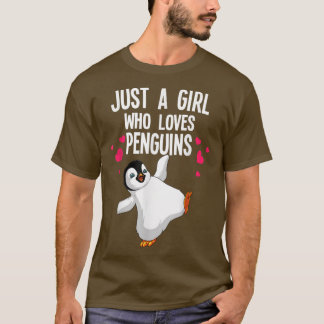 Funny Pinguin Design für Frauen Mädchen Kinder Aqu T-Shirt