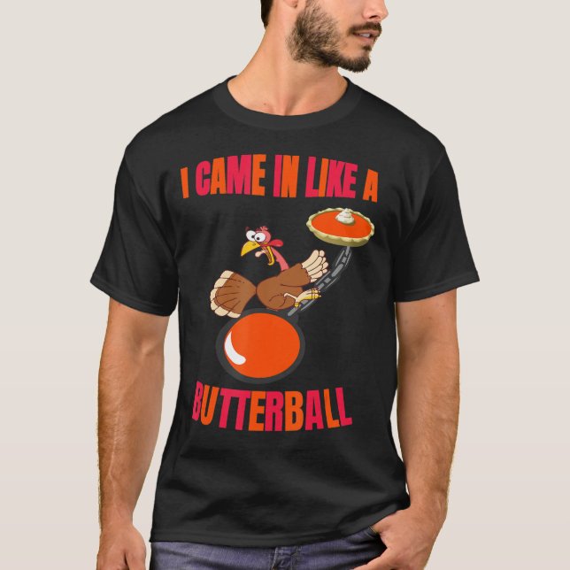 Funny Pinguin Es ist Herbst Y'all Erntedank Tier T-Shirt (Vorderseite)