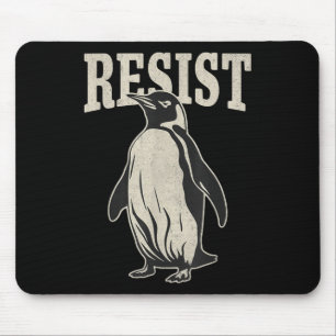 Funny Pinguin Resist Pinguine Protest gegen Tari Mousepad