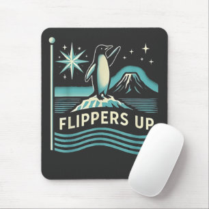 Funny Pinguin Resist Protest gegen Tarrifs Mousepad