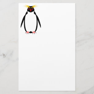 Funny Pinguin rockhopper oder macaroni Briefpapier