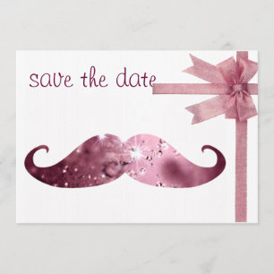 Funny Pink Bling Mustad Save The Date
