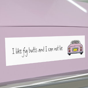 Funny Pink Figaro Car Autoaufkleber