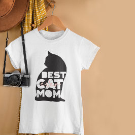 Funny Pink Mutter Tag Beste Katze Mama je T-Shirt