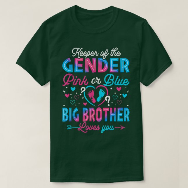 Funny Pink oder Blue Big Brother Lieben, die Sie G T-Shirt (Design vorne)