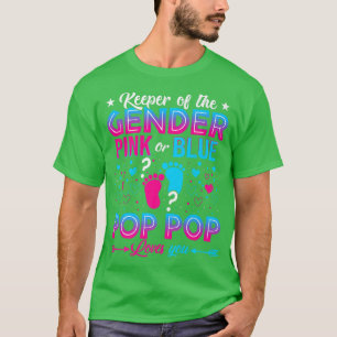 Funny Pink oder Blue Pop Pop Lieben Sie Geschlecht T-Shirt