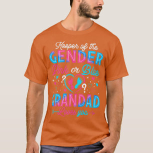 Funny Pink Or Blue Grandad Loves You Gender Reveal T-Shirt