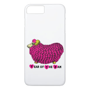 Funny Pink Ram Chinesisches Jahr Zodiac iPhone title_seo2