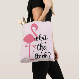 Funny Pink Was für ein Flamingo Flock Tasche