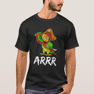 Funny Pirate Parrot mit SäbelHalloween-Kostüm T T-Shirt