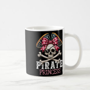 Funny Pirate Princess Coquette Bow Halloween Costu Kaffeetasse
