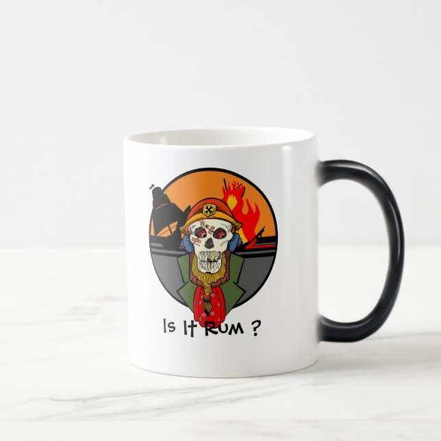 Funny Pirate Rum Tasse | Spaß-Geschenk für Getränk (Rechts)
