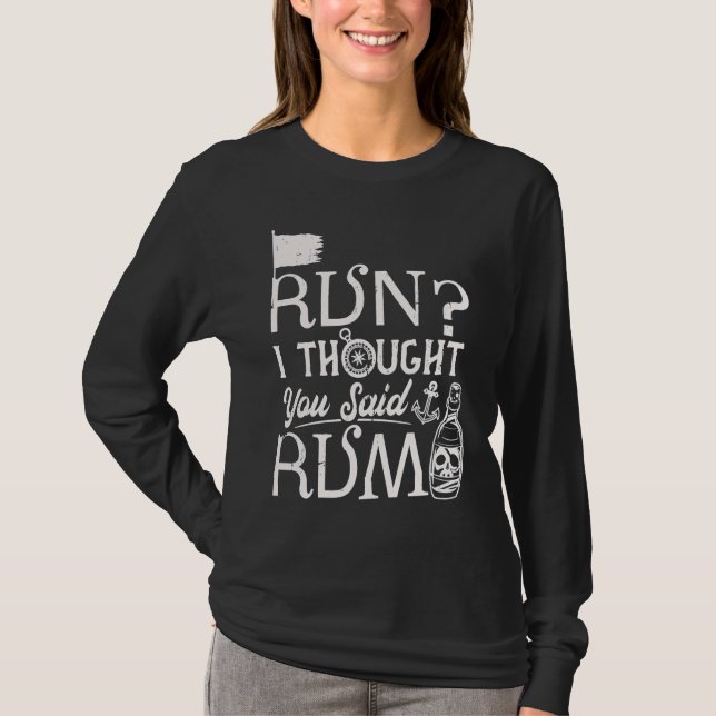 Funny Pirate T Women Funny Pirate  Men Pirate T-Shirt (Vorderseite)