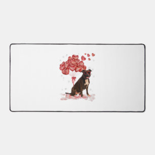 Funny Pitbull Coeur Valentines Jour Chien Papa Mam