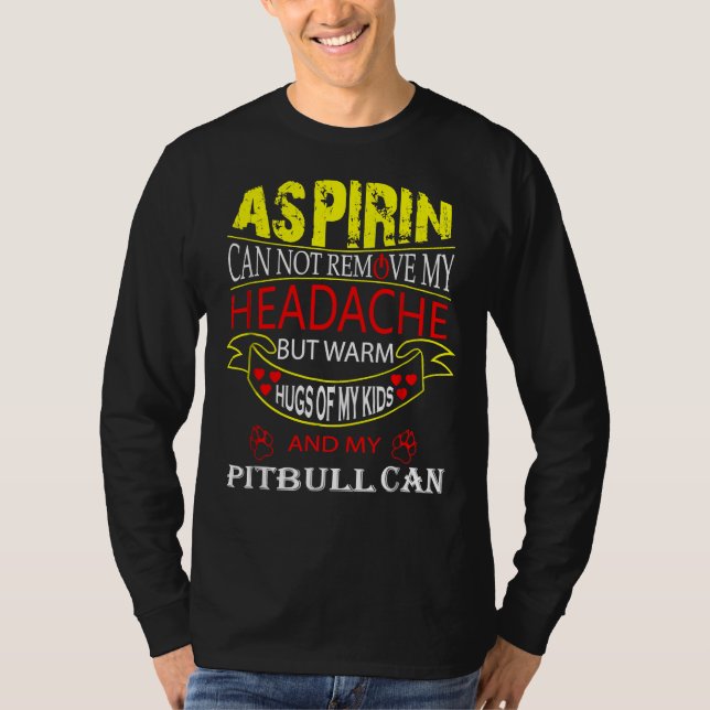 Funny Pitbull for Pit Bull Dog Love Mama Vater T-Shirt (Vorderseite)