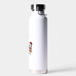 Funny Pitbull Hund Weihnachtsweihnachtsfest T-Shir Trinkflasche