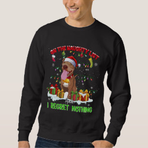 Funny Pitbull Noël laid Sweat Chien Xmas Outf