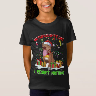 Funny Pitbull Weihnachten hässlich Sweater Hund Xm T-Shirt