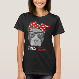 Funny Pittie Mama für Pitbull Dog Liebhaber 136 T-Shirt